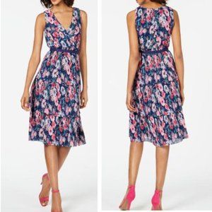 ADRIANNA PAPELL Women's Sleeveless Below The Knee